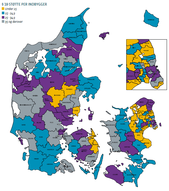 60 kommuner bruger mindre end bloktilskuddet på frivillige