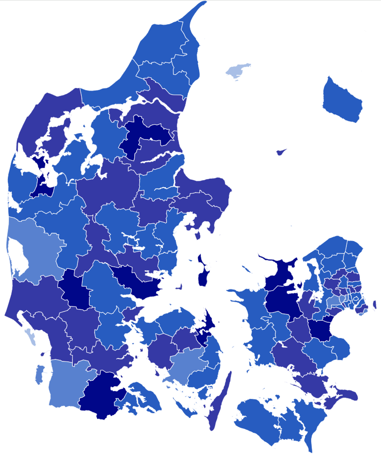 Omgørelsesprocent social 2023